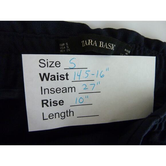 Zara Black Dress Pants S - Picture 5 of 5